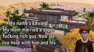 Edward's Hasty Fuckfest in the Sims