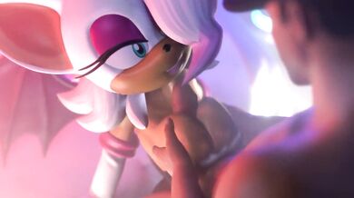 Sexual Temptation: Rouge's Big Breasts [rougenine]