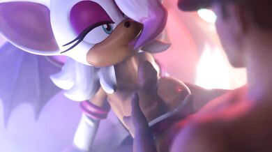 Sexual Temptation: Rouge's Big Breasts [rougenine]