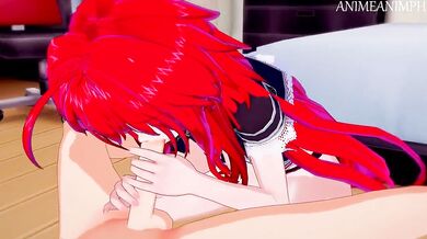 - Rebel High Schoolers - Rias Greymore's Cumplay