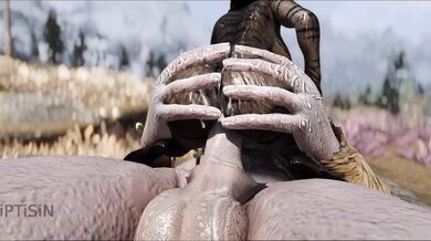 Dark-skinned MILF with a curvy figure takes on a big futa dick