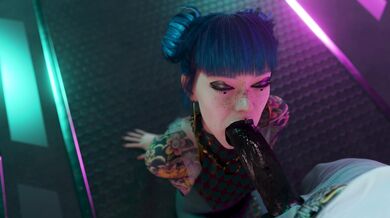 [4K] Naughty Cherry Poppin' - Black & White Pleasure Ride [Pewposterous]