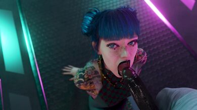 [4K] Naughty Cherry Poppin' - Black & White Pleasure Ride [Pewposterous]