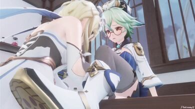 A Night in Mondstadt - Happy Accident part 2(no sound) Rewritten: Happy Accident in Mondstadt: A Soundless Night of Pleasure, Part 2Rewritten: Happy Accident in Mondstadt: A Soundless Night of Pleasure, Part 2