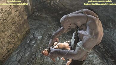 Kasumi gets ravaged by giant cyclops beast