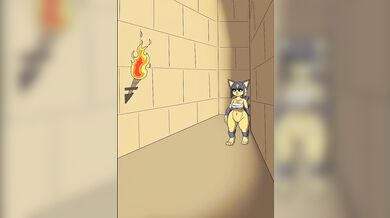 Horsecocked Ankha's Wet Pussy Taken By The Entire Stable - NSFW
