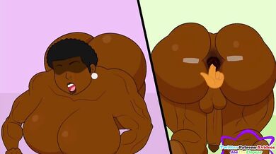 Anonymous chick flashes her booty