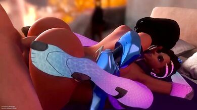 Pharah's Naughty Three-way Hookup - The Angelic Horny Experience
