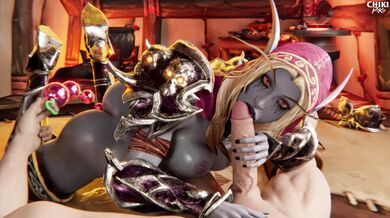 [4K] Sylvanas Windrunner [CHIKI Piko]: An Erotic Tale of the Buxom Necromancer's Wildest Fantasies