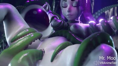 Tentacle Fucking a Ravenous Vixen [vranimeted]