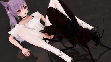 [Miaoshaquan] Keqing's tight pussy gets stuffed by a bug-eyed, hairy insect