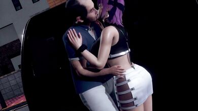 Ayane gets fucked in the ass on her way home from work.