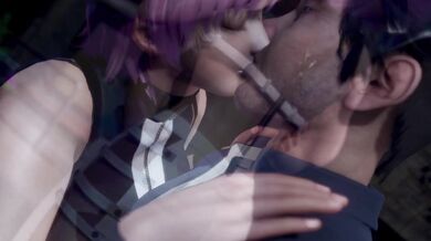 Ayane gets fucked in the ass on her way home from work.