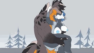 Anal penetration from behind