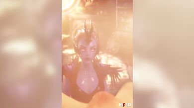 Restless Ghost Pauses from Revenge to Enjoy a Threesome in Full 3D [FFM+1]