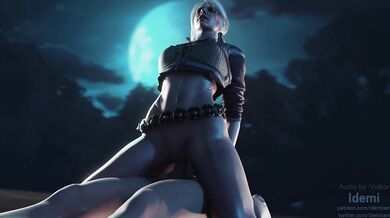 Under the Moonlight: Ciri Takes It All In (The Witcher 3)