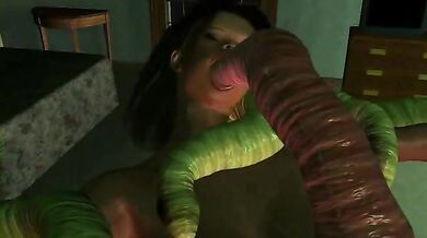 Tentacle Fucking a Black Beauty or or Black Goddess Seduced by Slithering TentaclesA black-skinned female receives sexual stimulation from multiple squirming appendages in this erotic animation.Black Goddess Seduced by Slithering Tentacles