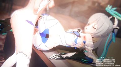 Feminized Seeker and the Daughter of a Demon Lord's Lesbian Love Affair in Honkai Impact