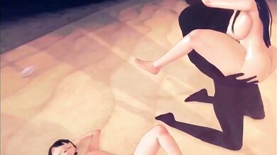 Komi San Gets Blacked in Japs8005 HMV