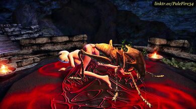 Tentacle Sex with a Xenomorph - 2B Raped by a Monstrous Alien