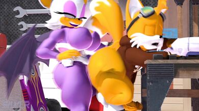 Silver Balls Fucking Foxy Tailz