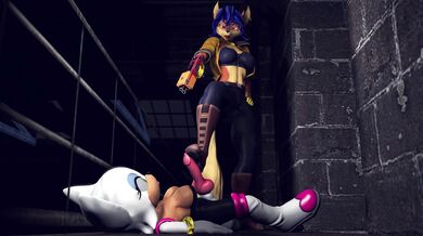 Nude Carmelita and Rouge: Ponkotsu FM