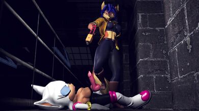 Nude Carmelita and Rouge: Ponkotsu FM