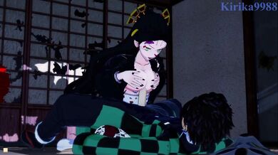 Tanjiro Kamado's Thick Dick Drills Daki's Tight Hole in Mind-Blowing Sex