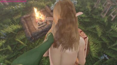 The Orc and the Elf's Taboo Threesome with LewdMelissa