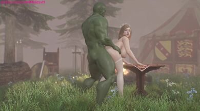 The Orc and the Elf's Taboo Threesome with LewdMelissa