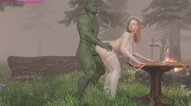 The Orc and the Elf's Taboo Threesome with LewdMelissa