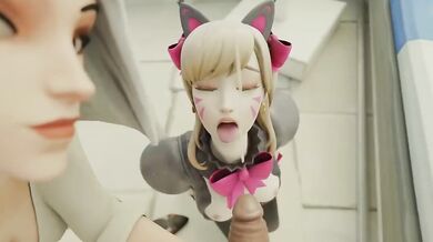 Tech Support: A XXX Parody of Overwatch's Ashe and D.Va, featuring anal, facials, and a jizz-covered Jade Bell.