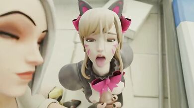 Tech Support: A XXX Parody of Overwatch's Ashe and D.Va, featuring anal, facials, and a jizz-covered Jade Bell.