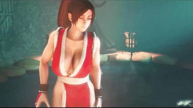 NightWanderer's Mai Shiranui Getting Fucked in a SPA