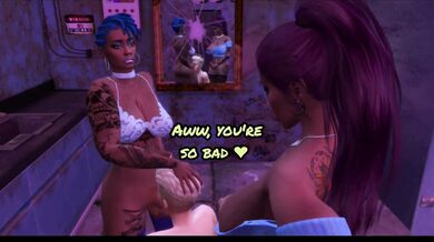 - Wet and Wild in the Ladies Room