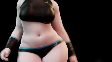 * Sexy Mei's Jogging Adventure with Boosted Boobs and Athletic Wear