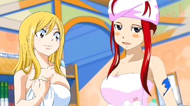 Fairy Tail Gangbang with Four Dudes