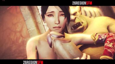Naughty Momiji Gets a Dick-Sucking Wake-Up Call in '26regionSFM'