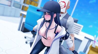 Jailbait Slut Gets Nailed by Older Man in 'Blue Archive' (Kaotaro12)