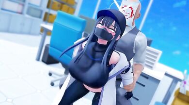 Jailbait Slut Gets Nailed by Older Man in 'Blue Archive' (Kaotaro12)