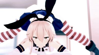 Creamed Cunnilingus Challenge: Shimakaze vs. Mamaimu's Tight Cunt