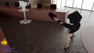 [Boldfinger42] Marvel's Black Widow Gets Fucked by Her Own Giant Horse Dick in a Music-Filled Orgy