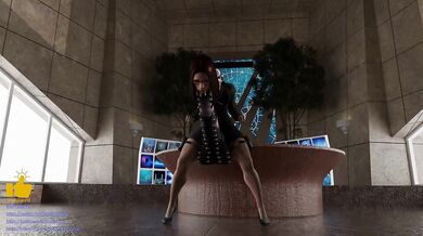 [Boldfinger42] Marvel's Black Widow Gets Fucked by Her Own Giant Horse Dick in a Music-Filled Orgy