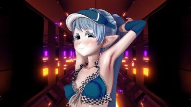 Erotic Dancer Elise's Seductive Squatting Shuffle