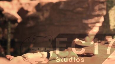 Bondage Babe Lara Croft Gets Nailed by the Fat Cat