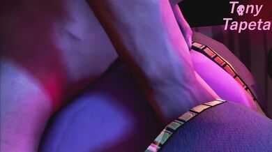 Pokéhentai: Mega-Banette's Tail Bangs with Her Trainer!