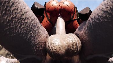 Black-Hole Lesbian Ass Destroyed by Monstrous Futanari