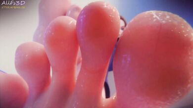 Stroking the Toes of a Digital Damsel: A Foot Fetishist's Dream Come True