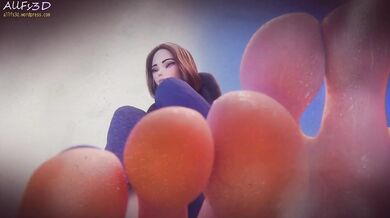 Stroking the Toes of a Digital Damsel: A Foot Fetishist's Dream Come True