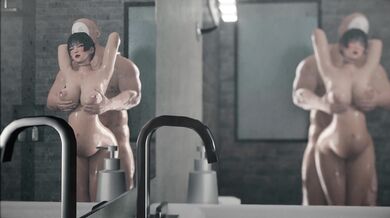 Japanese Spirit Takes a Shower While Pregnant with Bouquetman's Chi*ld in Ultra High Definition 4K